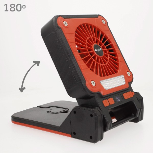 Lâmpada de camping LED 3 em 1 com ventilador | Distria
