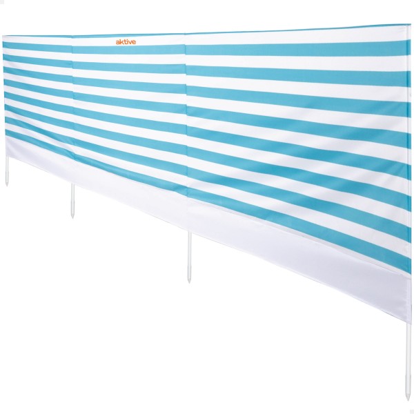 Jaqueta corta-vento listrada para praia 480x100 cm Aktive | Distria