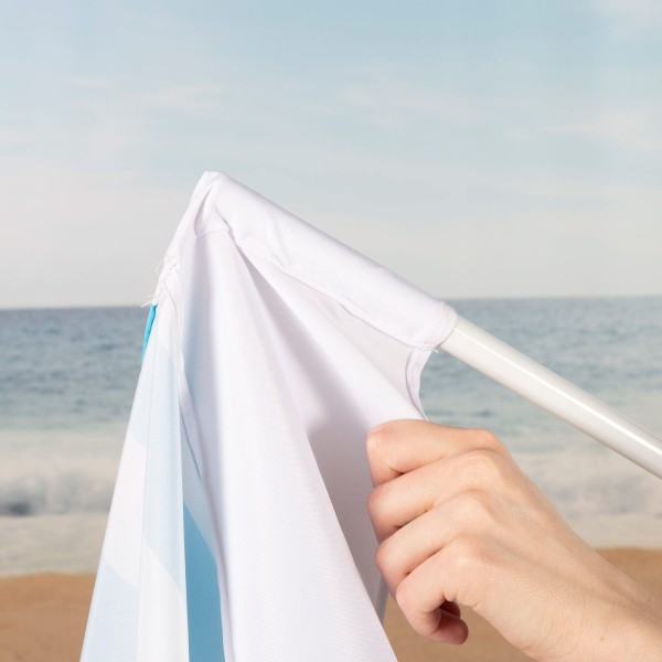 Jaqueta corta-vento listrada para praia 480x100 cm Aktive | Distria