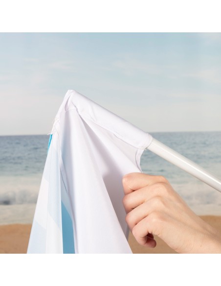 Jaqueta corta-vento listrada para praia 480x100 cm Aktive | Distria