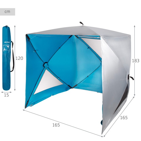 Tenda de vento de praia Pop Up UV50 Aktive | Distria