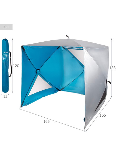 Tenda de vento de praia Pop Up UV50 Aktive | Distria