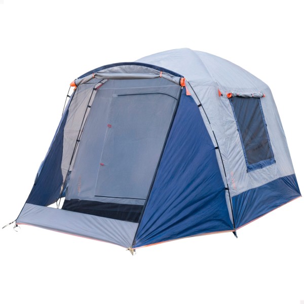 Tenda cinza e azul para 4 pessoas, 250x350x200 cm | Distria