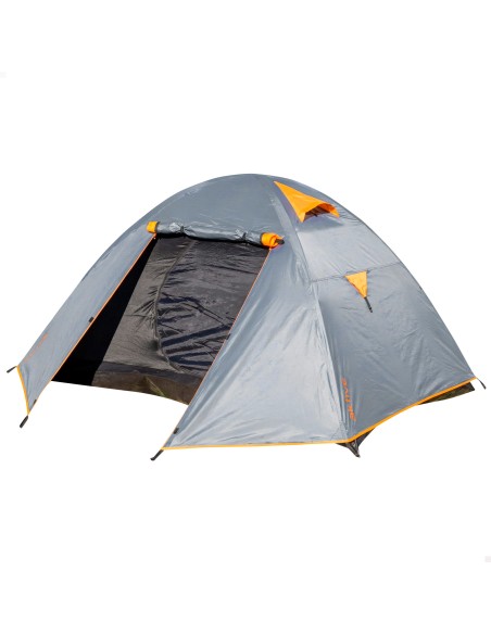 Tenda cinza com porta dupla 210x140x110 cm | Distria