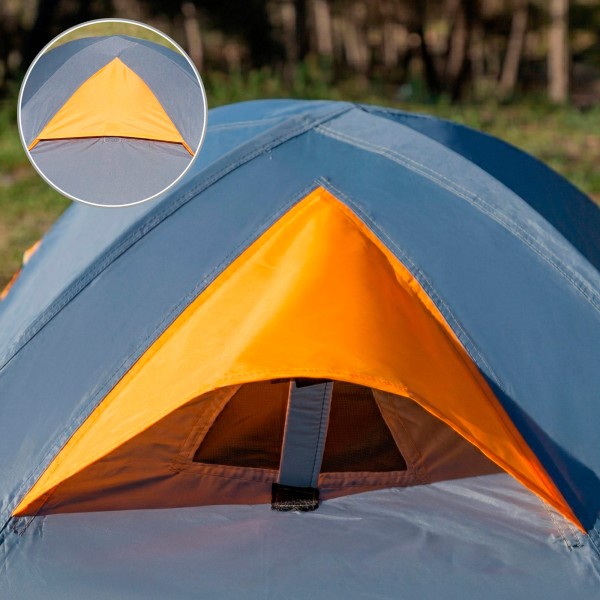 Tenda cinza com porta dupla 210x140x110 cm | Distria