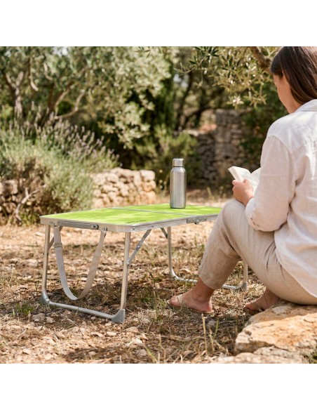Mesa de camping dobrável baixa | Distria