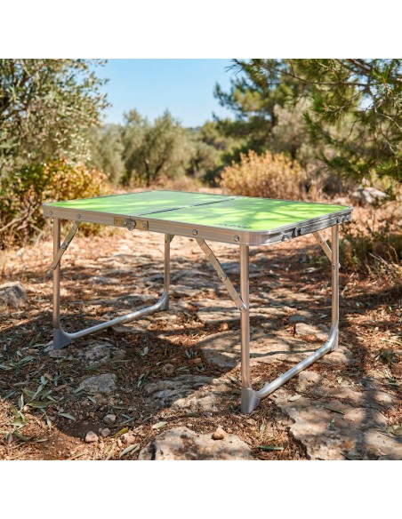 Mesa de camping dobrável baixa | Distria
