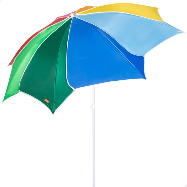 Guarda-sol de praia multicolorido Ø200 cm UV50 Aktive | Distria