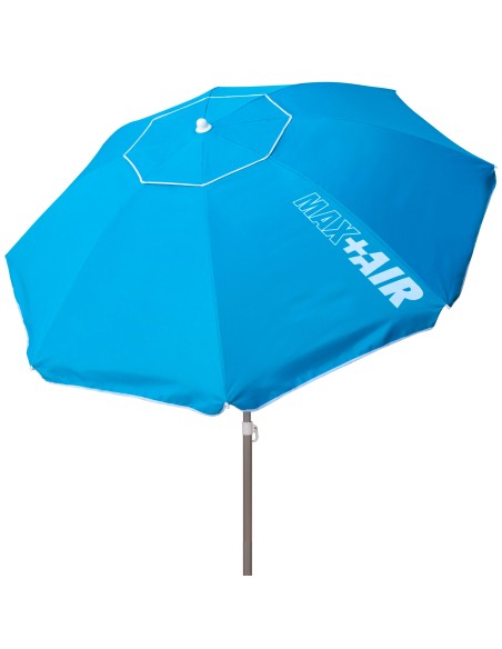 Guarda-sol grande 2,2 m azul inclinável | Distria