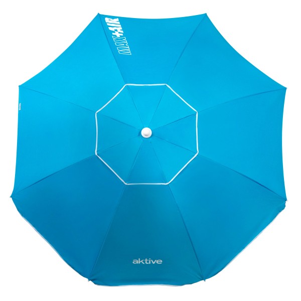 Guarda-sol grande 2,2 m azul inclinável | Distria