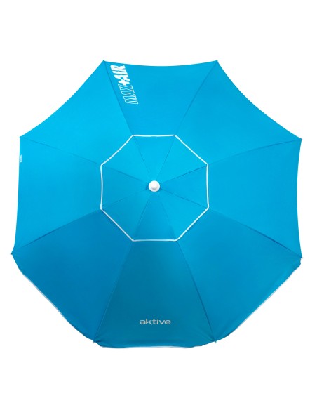 Guarda-sol grande 2,2 m azul inclinável | Distria
