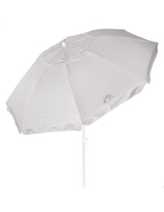 Guarda-sol de praia cinza D200 cm UV50 Aktive | Distria