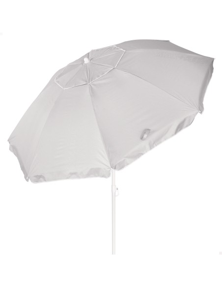 Guarda-sol de praia cinza D200 cm UV50 Aktive | Distria
