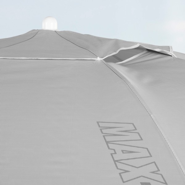 Guarda-sol de praia cinza D200 cm UV50 Aktive | Distria