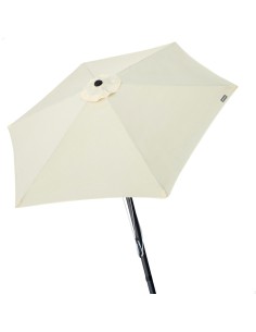 Guarda-sol terraço Ø300 cm creme - Guarda-sóis | Distria