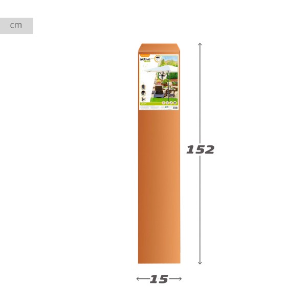 Guarda-sol terraço Ø300 cm creme - Guarda-sóis | Distria