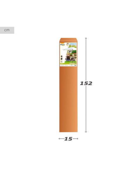 Guarda-sol terraço Ø300 cm creme - Guarda-sóis | Distria