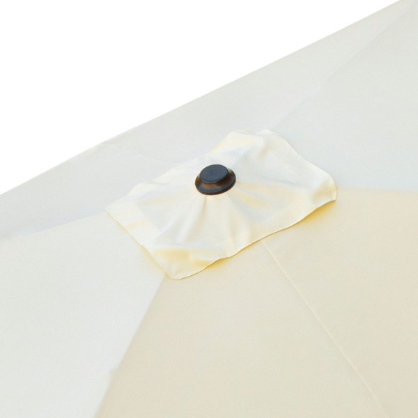 Guarda-sol terraço 300x300 cm creme - Guarda-sóis | Distria