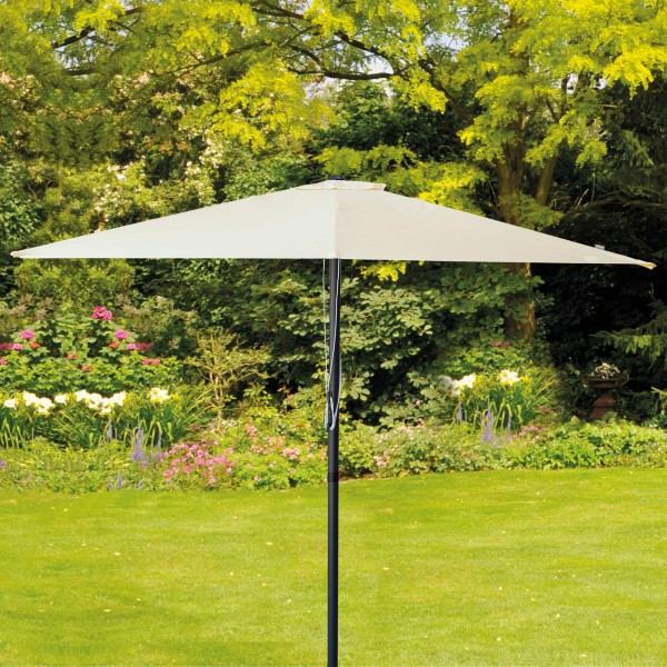Guarda-sol terraço 300x300 cm creme - Guarda-sóis | Distria