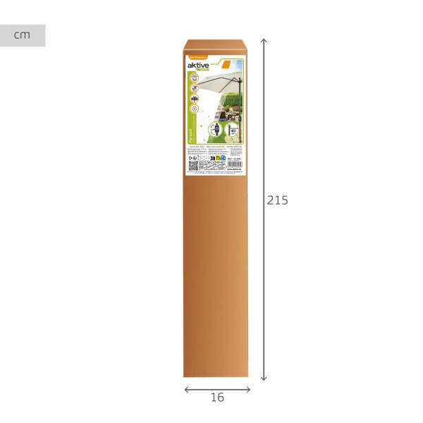 Guarda-sol terraço 300x300 cm creme - Guarda-sóis | Distria