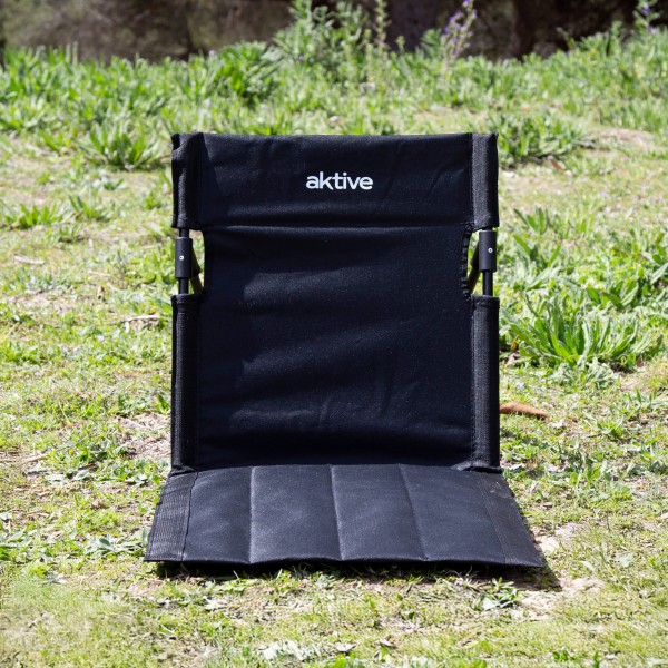 Aktive Cadeira de chão dobrável com encosto ajustável e capa | Distria