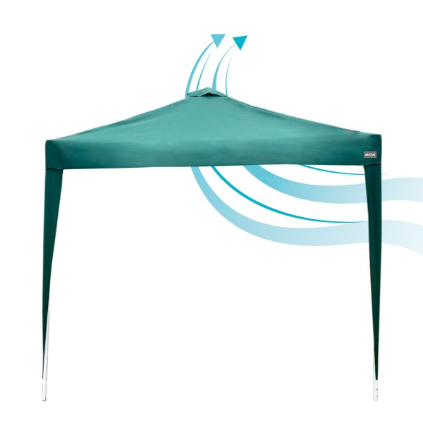Gazebo de jardim dobrável 3x3m | Distria
