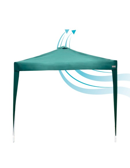 Gazebo de jardim dobrável 3x3m | Distria