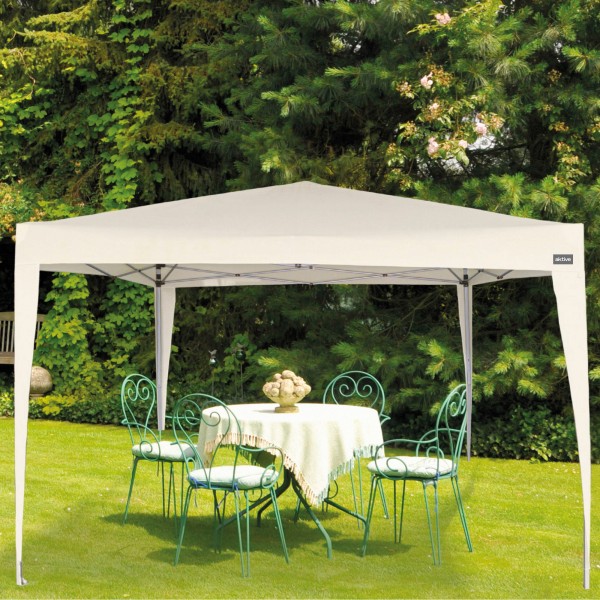 Gazebo de jardim dobrável na cor creme | Distria