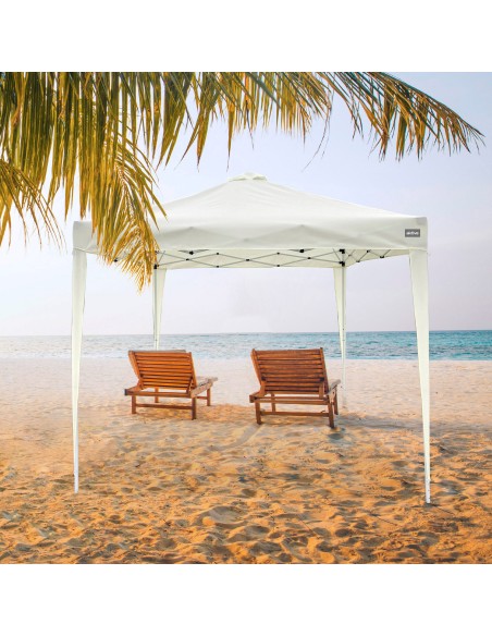 Gazebo de jardim dobrável de 3x3 m | Distria
