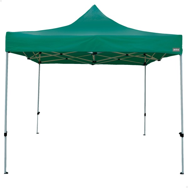 Gazebo verde dobrável, ajustável em altura | Distria