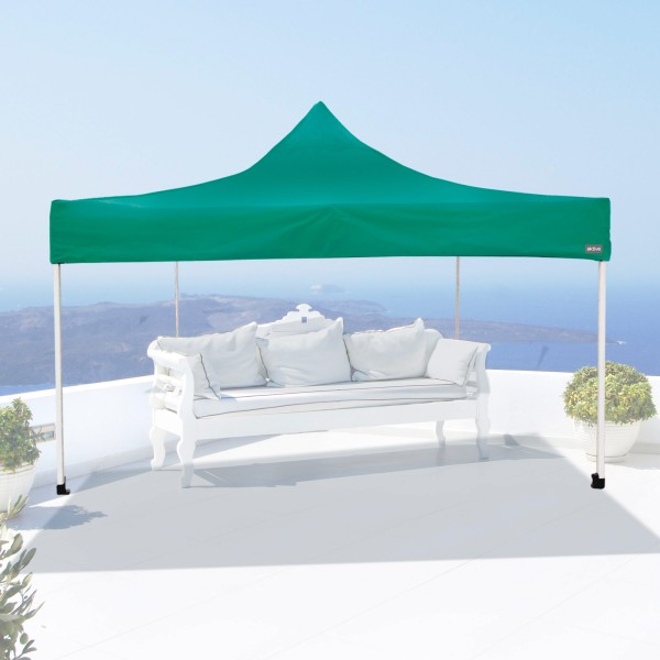 Gazebo verde dobrável, ajustável em altura | Distria