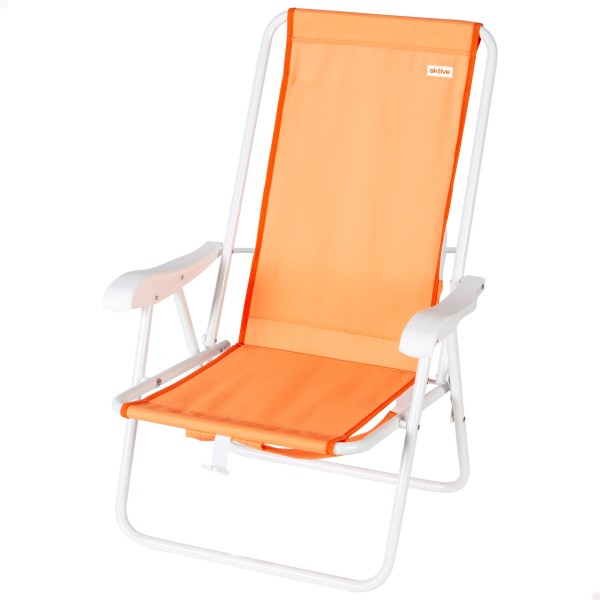 Cadeira de praia dobrável com encosto alto e mochila Aktive | Distria