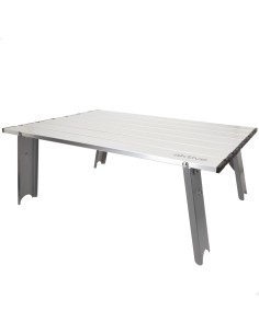 Mesa de campismo dobrável pequena, alumínio, ultra-leve | Distria