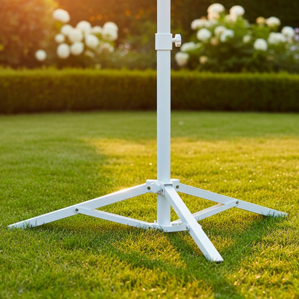 Base metálica rebatível para guarda-sol Ø25-32 mm | Aktive