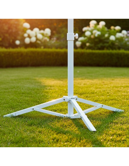 Base metálica rebatível para guarda-sol Ø25-32 mm | Aktive