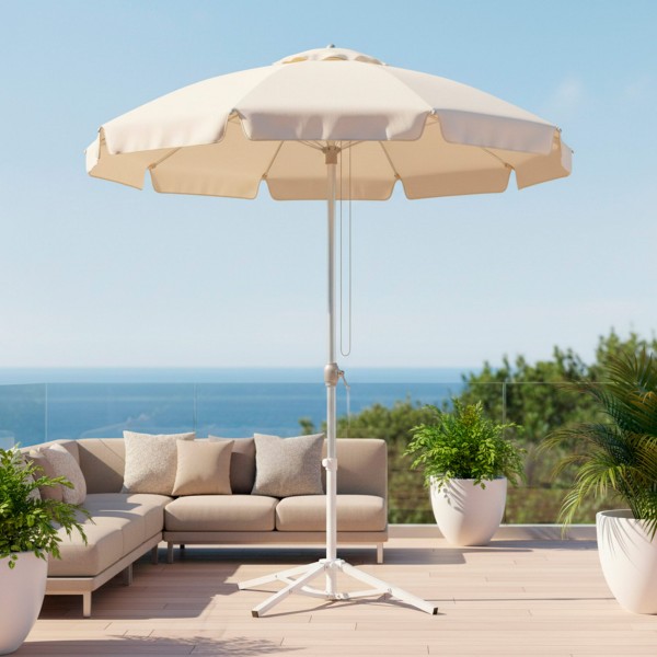 Base metálica rebatível para guarda-sol Ø25-32 mm | Aktive