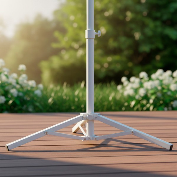 Base metálica rebatível para guarda-sol Ø25-32 mm | Aktive