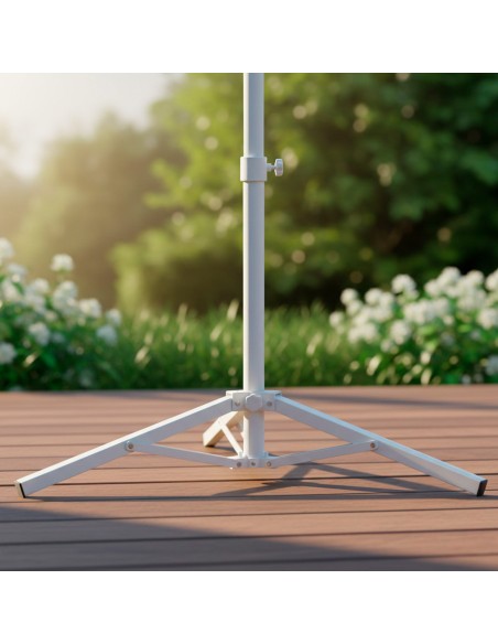Base metálica rebatível para guarda-sol Ø25-32 mm | Aktive