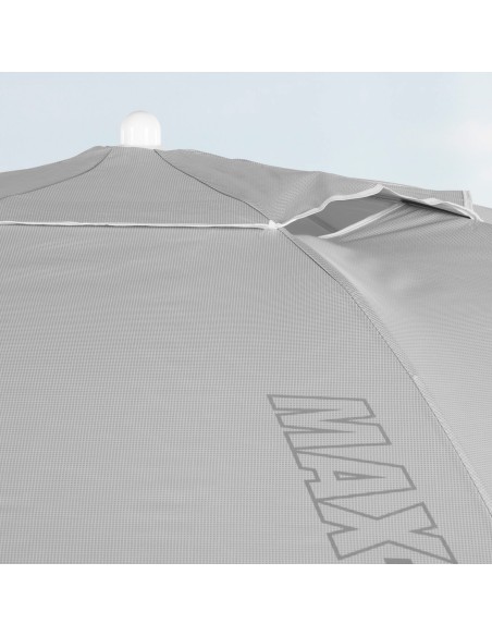 Guarda-sol de praia cinzento D220 cm UV50 Aktive | Distria