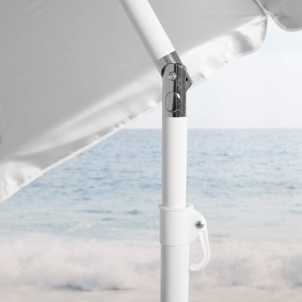 Guarda-sol de praia cinzento D220 cm UV50 Aktive | Distria