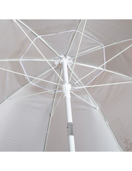 Guarda-sol de praia cinzento D220 cm UV50 Aktive | Distria