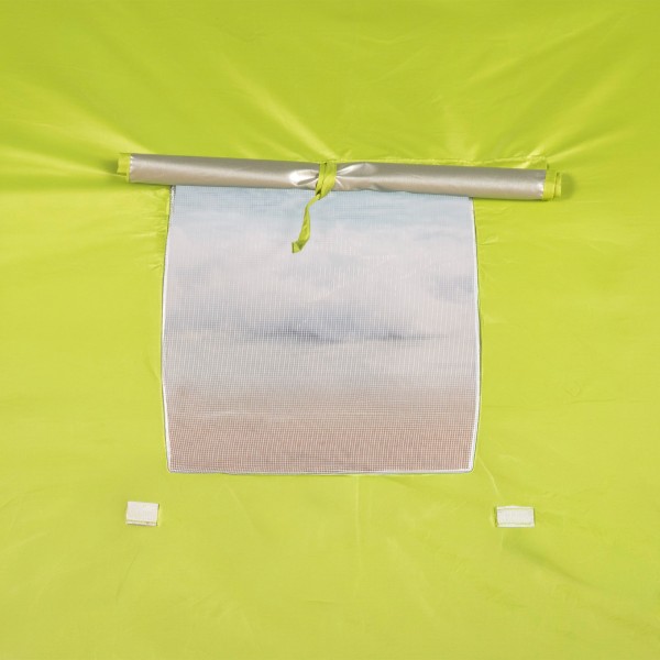 Tenda corta-vento de praia verde e azul com UV50 Aktive | Distria