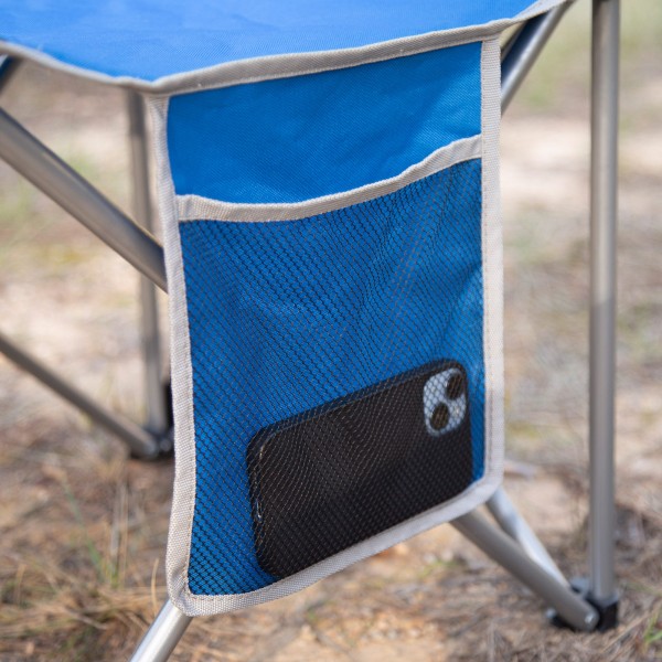 Cadeira de camping dobrável azul Aktive | Distria