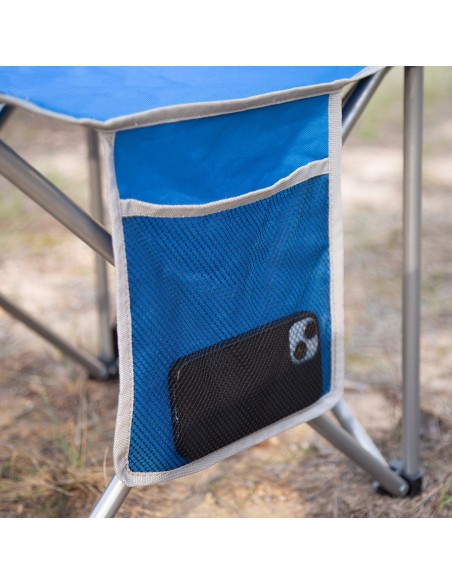 Cadeira de camping dobrável azul Aktive | Distria