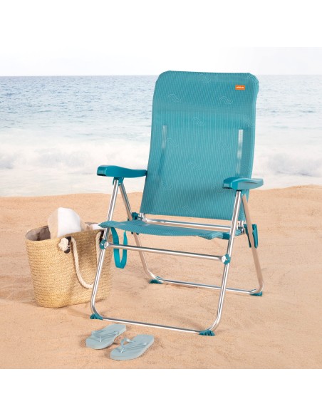 Cadeira de praia dobrável, 5 posições Aktive | Distria