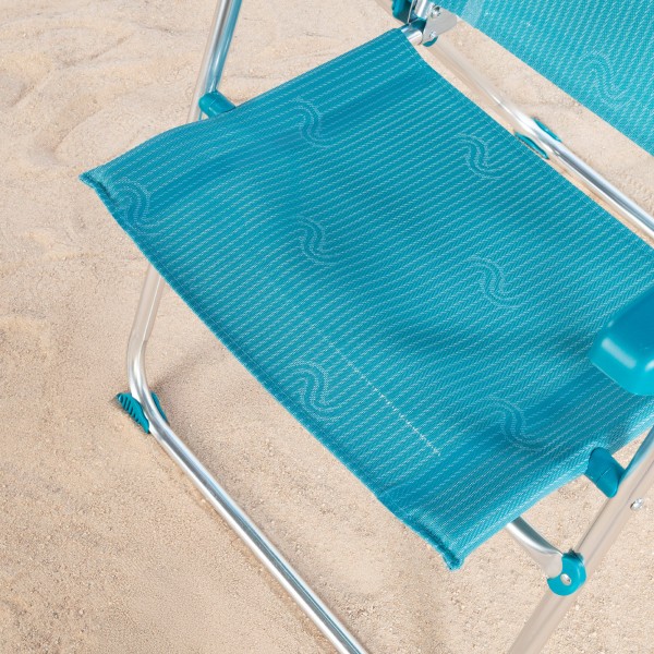 Cadeira de praia dobrável, 5 posições Aktive | Distria
