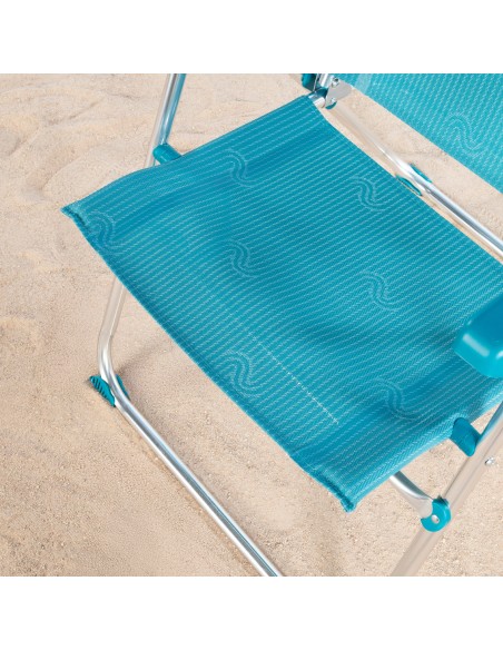 Cadeira de praia dobrável, 5 posições Aktive | Distria