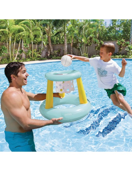 Cesta de basquete inflável e flutuante Intex | Tudo para diversão em família você encontra em | Distria