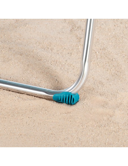 Cadeira de praia dobrável alta, 5 posições Aktive | Distria