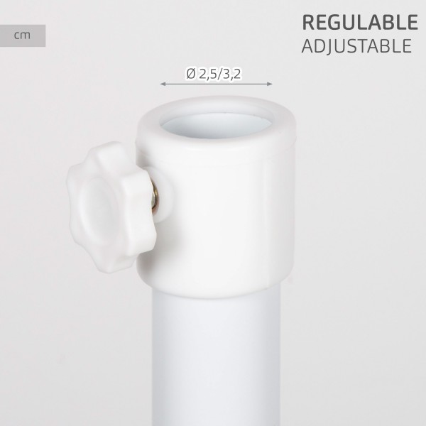 Base metálica rebatível para guarda-sol Ø25-32 mm | Aktive